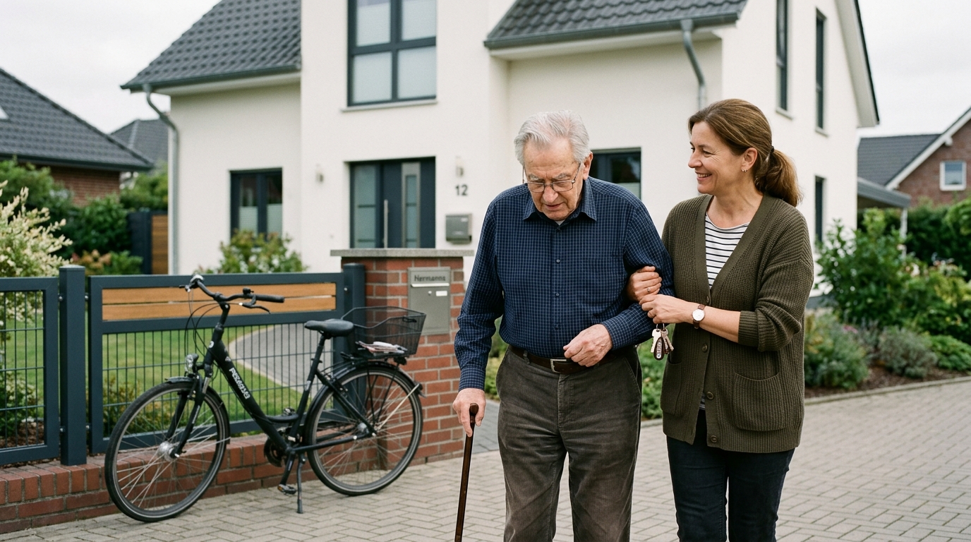 den Hauswert ermitteln Konzept Illustration