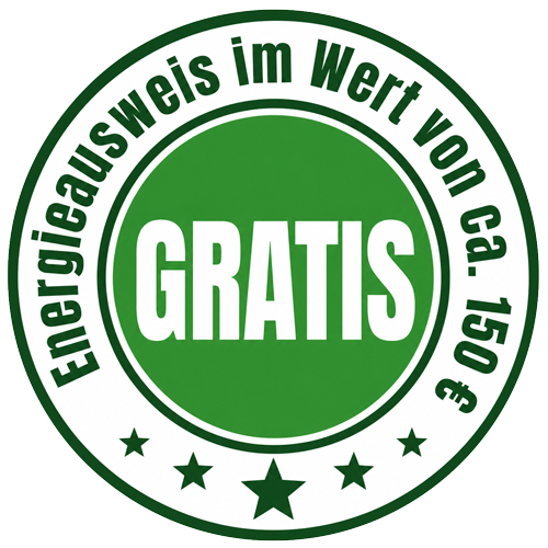 Energieausweis im Wert von ca. 150 € gratis
